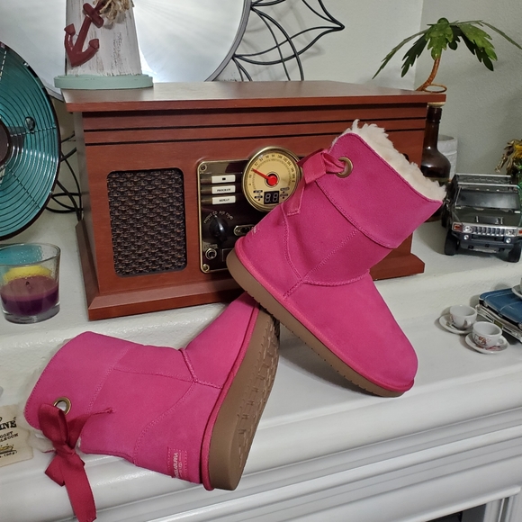 KOOLABURRA BY UGG ANDRAH SHORT GIRL'S WINTER BOOTS - Picture 1 of 5